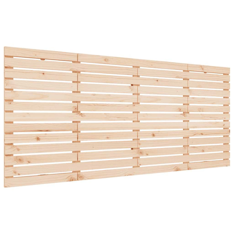 Tăblie de pat pentru perete, 186x3x91,5 cm, lemn masiv de pin