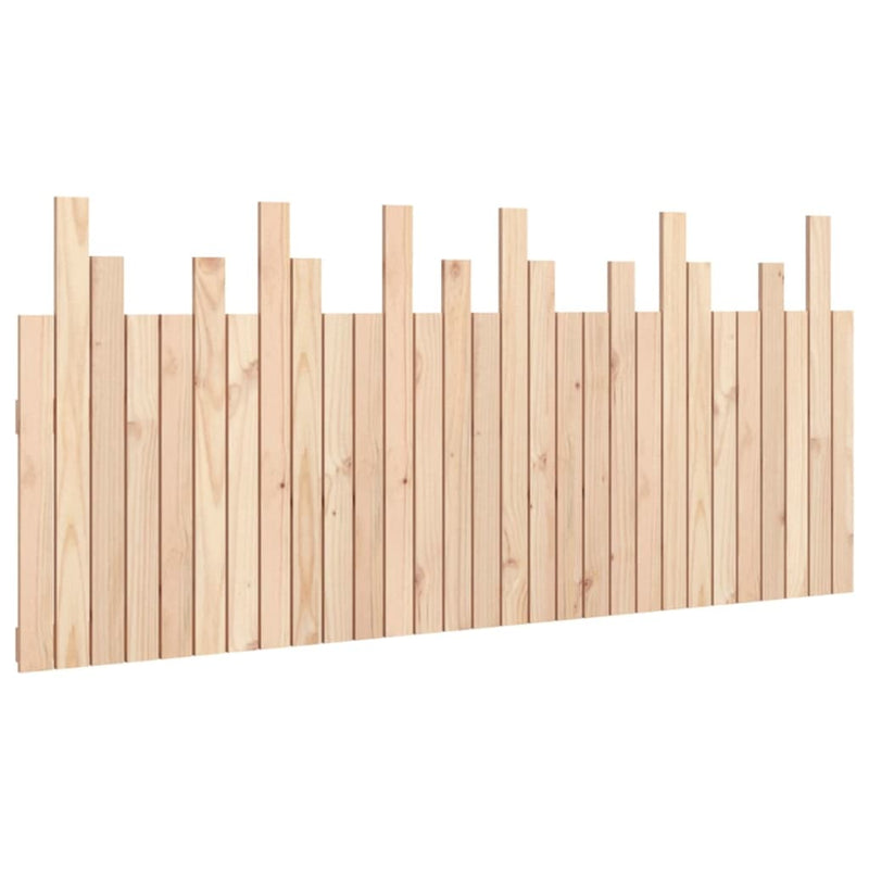 Tăblie de pat pentru perete, 185x3x80 cm, lemn masiv de pin