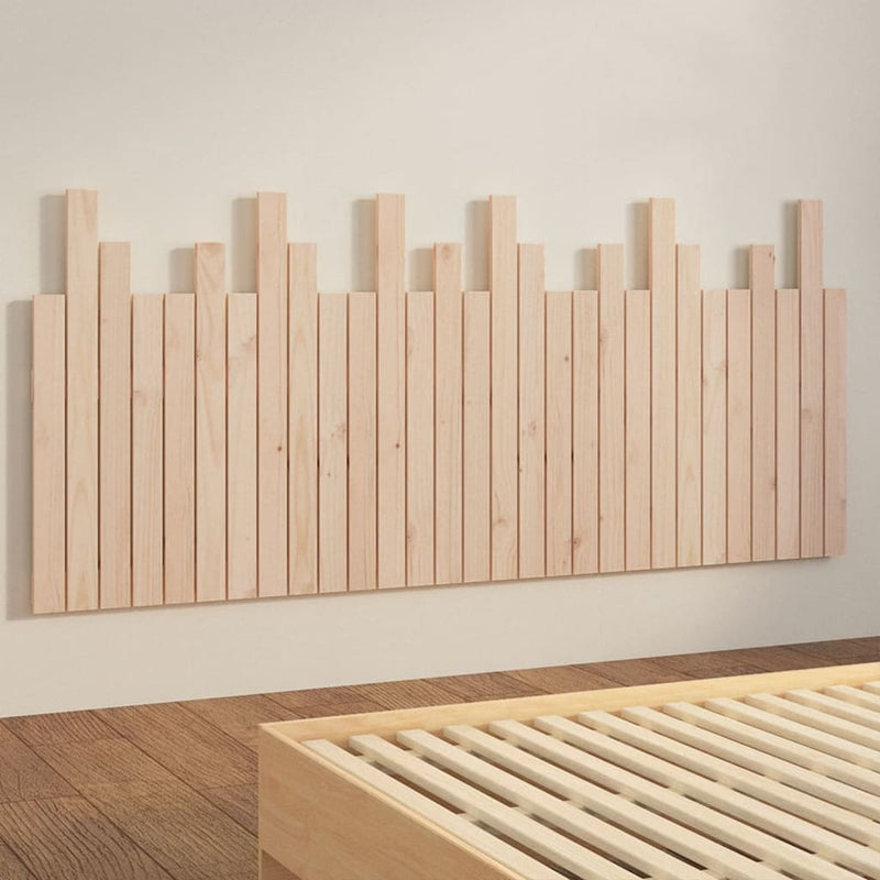 Tăblie de pat pentru perete, 185x3x80 cm, lemn masiv de pin