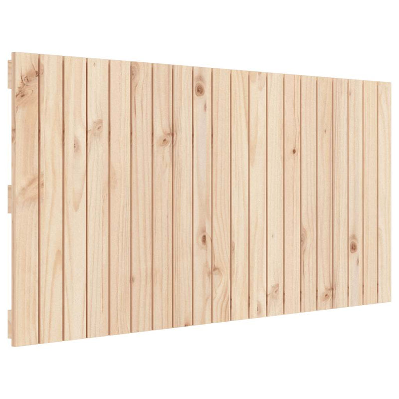 Tăblie de pat pentru perete, 127,5x3x60 cm, lemn masiv de pin