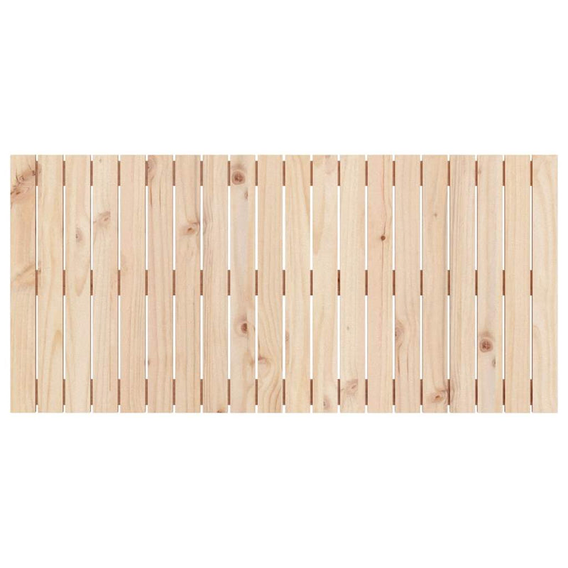 Tăblie de pat pentru perete, 127,5x3x60 cm, lemn masiv de pin