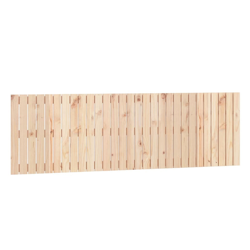Tăblie de pat pentru perete, 185x3x60 cm, lemn masiv de pin