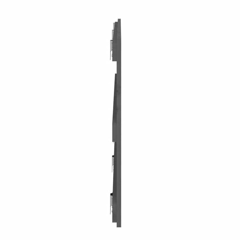Tăblie de pat pentru perete, gri, 185x3x60 cm, lemn masiv pin