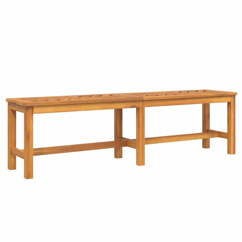 Set de masă pentru grădină 6 buc. Maro Lemn Solid de Acacia