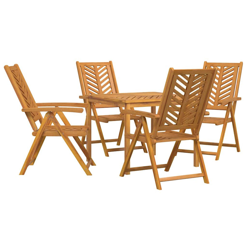 Set de masă pentru grădină 5 buc. Maro Lemn Solid de Acacia