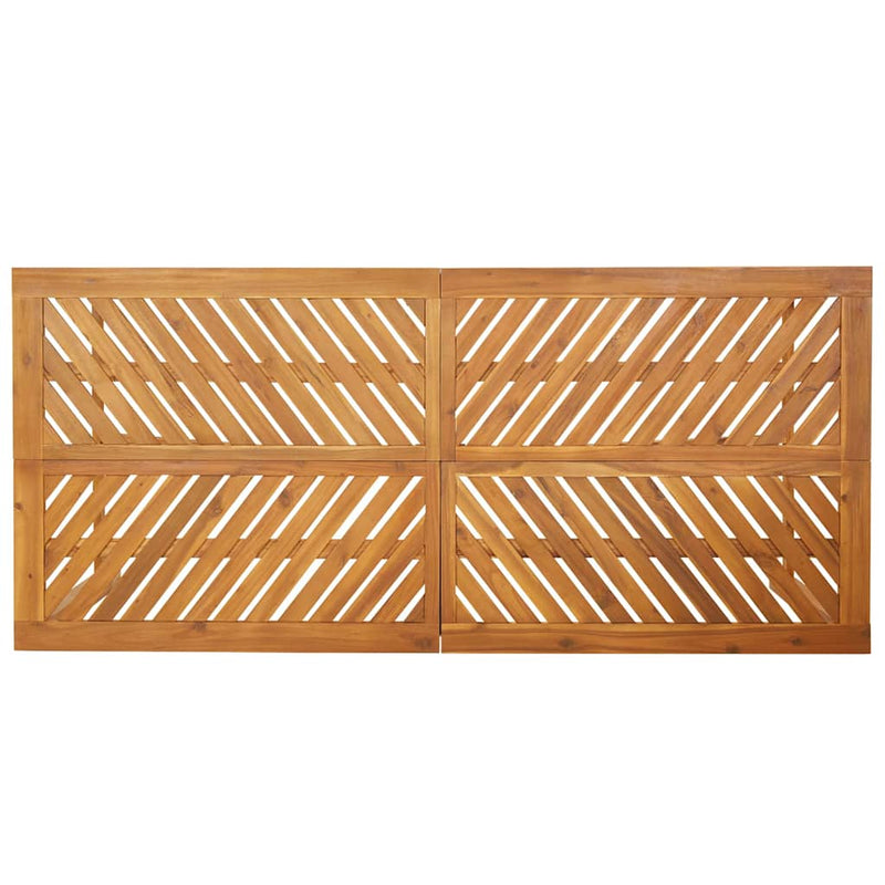 Set de masă pentru grădină 9 buc. Maro Lemn Solid de Acacia