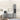 Set mobilier de baie, 4 piese, gri sonoma, lemn prelucrat