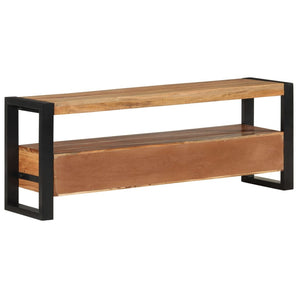 Comodă TV, 120x30x45 cm, lemn masiv de acacia