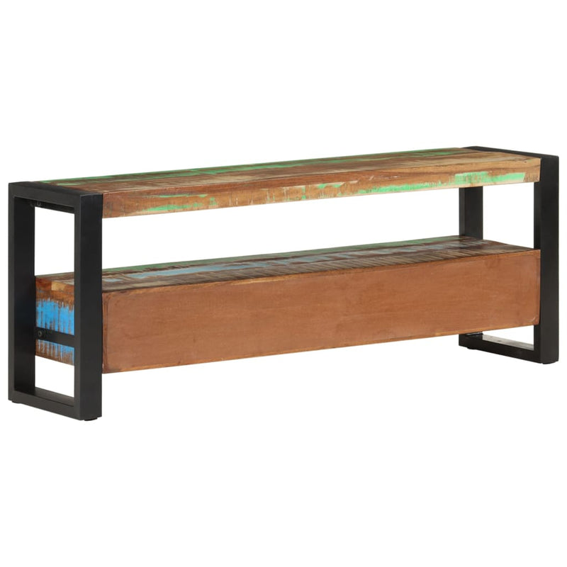 Comodă TV, 120x30x45 cm, lemn masiv reciclat
