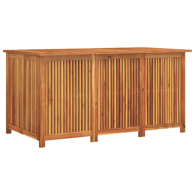 Ladă depozitare pentru grădină 150x80x75 cm lemn masiv acacia