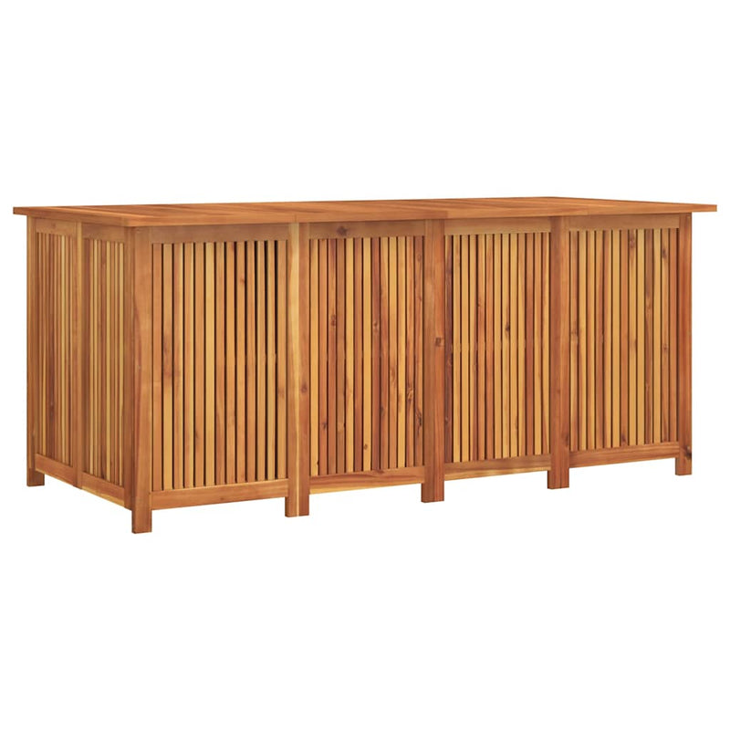 Ladă depozitare pentru grădină 175x80x75 cm lemn masiv acacia