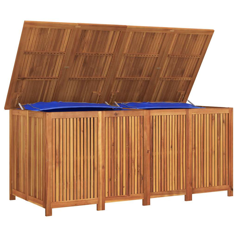 Ladă depozitare pentru grădină 175x80x75 cm lemn masiv acacia