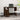 Birou cu sertare, stejar afumat, 102x50x76 cm, lemn prelucrat