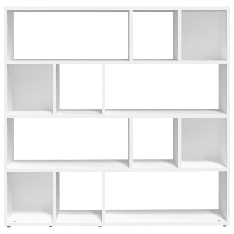 Bibliotecă/Separator cameră, alb, 105x24x102 cm