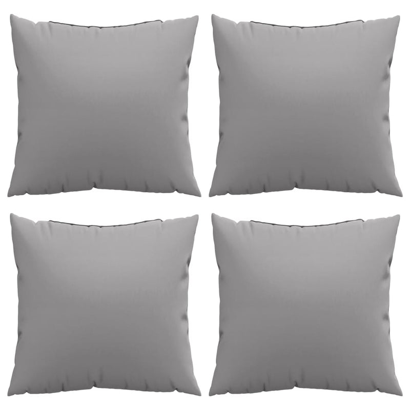 Perne de canapea, 4 buc., gri, 50x50 cm, textil