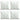 Perne decorative 4 buc. Material din poliester Model cu frunze