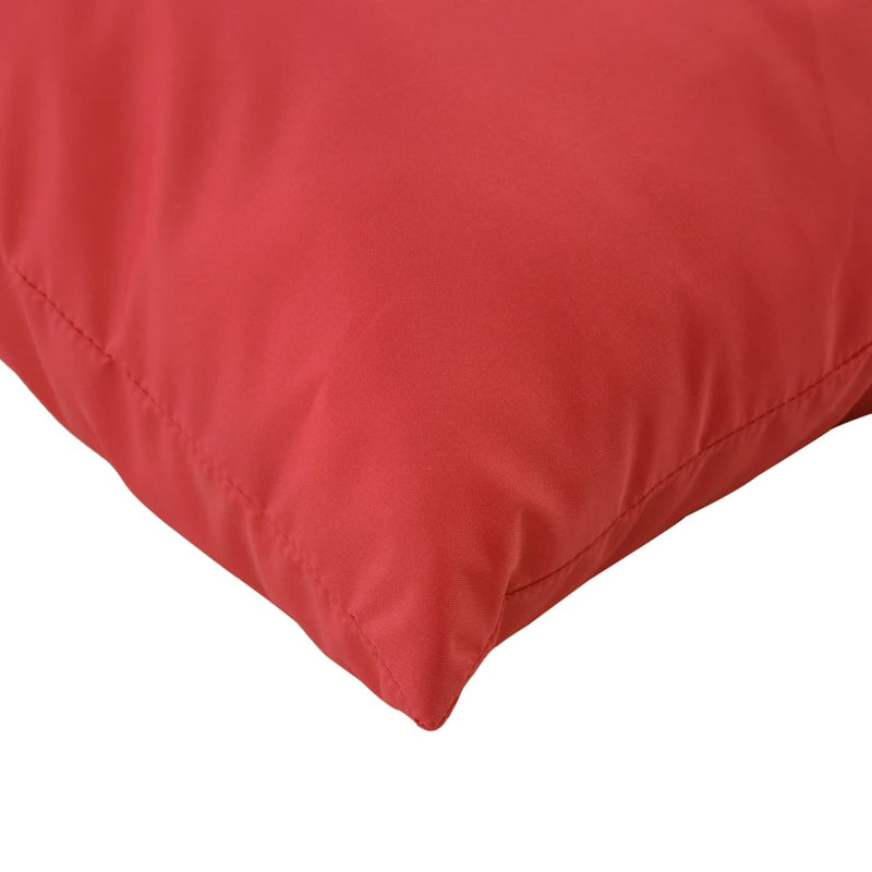 Perne de canapea, 4 buc., roșu, 60x60 cm, textil