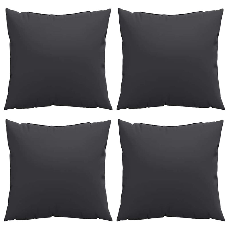 Perne de canapea, 4 buc., negru, 60x60 cm, textil