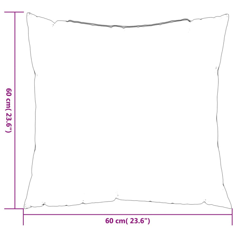 Perne de canapea, 4 buc., model frunze, 60x60 cm, textil