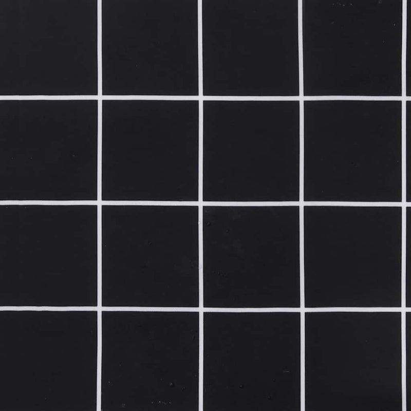 Perne decorative 4 buc. Material din poliester Carouri Negre