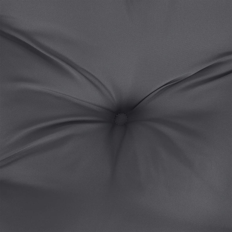 Pernă de paleți, antracit, 60x60x12 cm, material textil