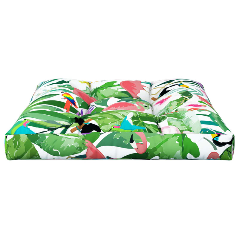 Pernă de paleți, multicolor, 70x70x12 cm, material textil