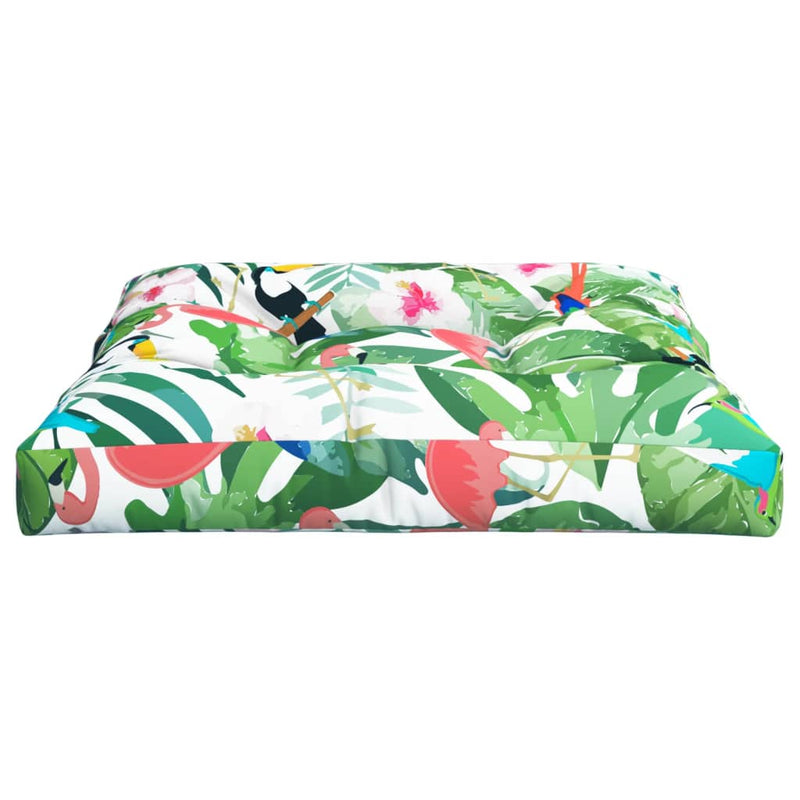 Pernă de paleți, multicolor, 70x70x12 cm, material textil