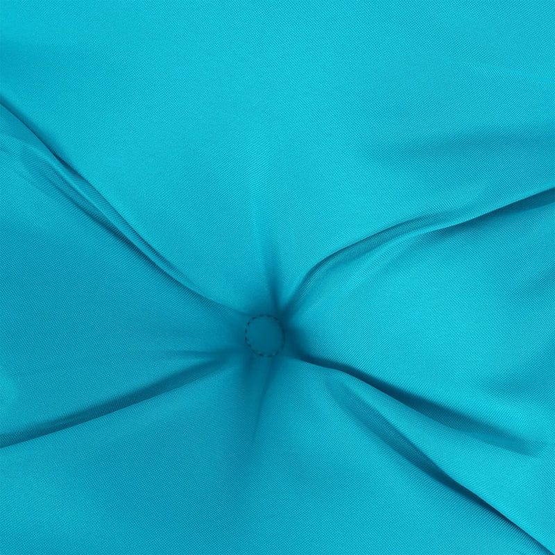 Pernă de paleți, turcoaz, 80x80x12 cm, material textil