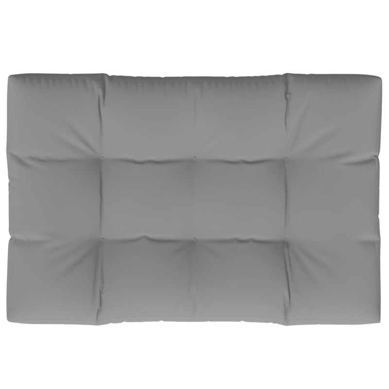 Pernă pentru paleți, gri, 120x80x12 cm, material textil