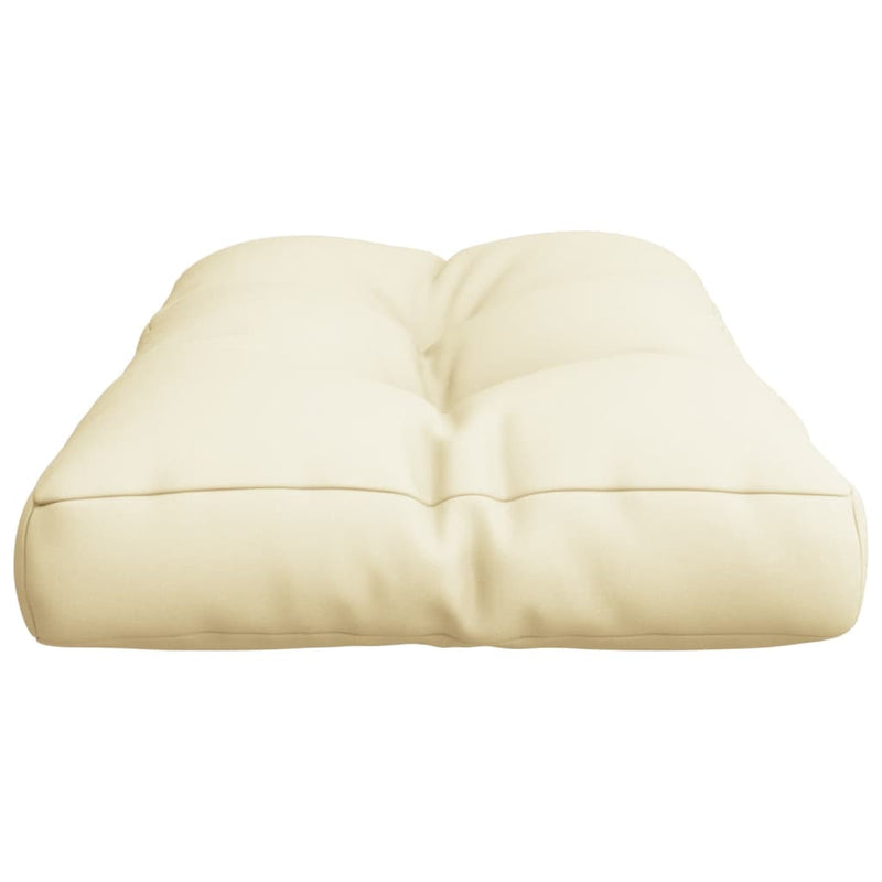 Pernă de paleți, crem, 70x40x12 cm, material textil