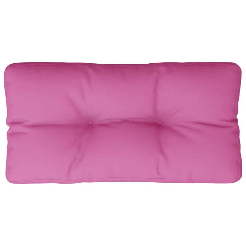 Pernă de paleți, roz, 70x40x12 cm, material textil