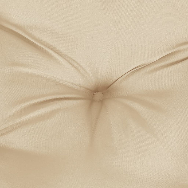 Pernă pentru paleți, bej, 80x40x12 cm, material textil