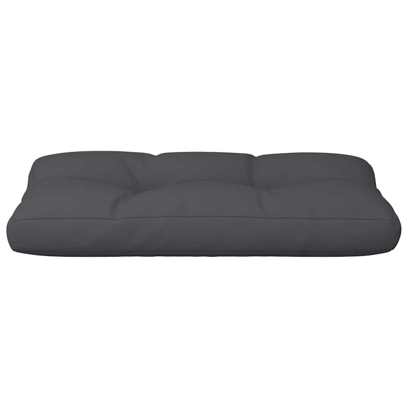 Pernă de paleți, negru, 80x40x12 cm, material textil
