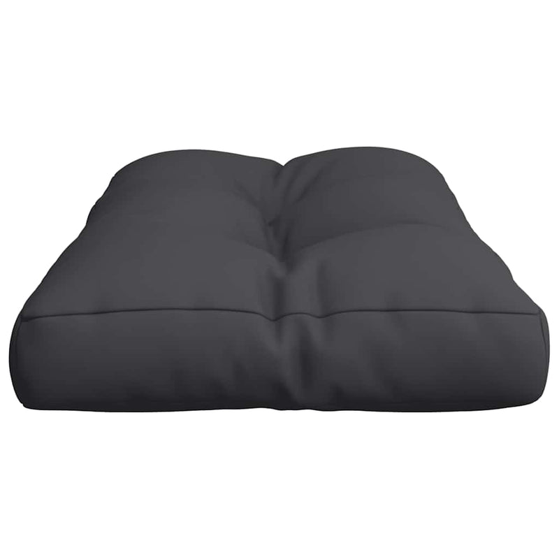 Pernă de paleți, negru, 80x40x12 cm, material textil