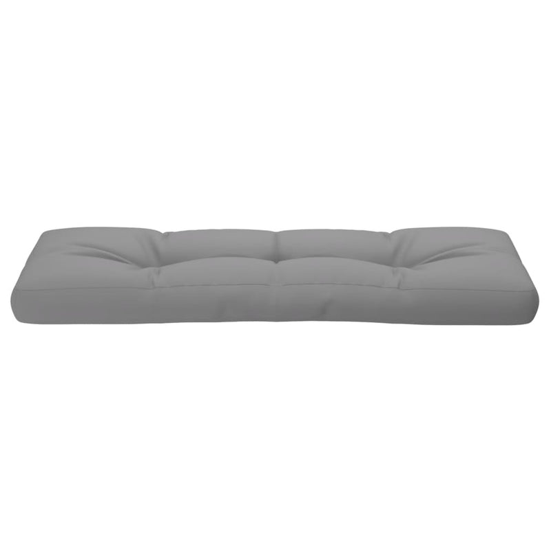 Pernă de paleți, gri, 120x40x12 cm, material textil