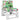 Perne de paleți, 2 buc., multicolor, textil