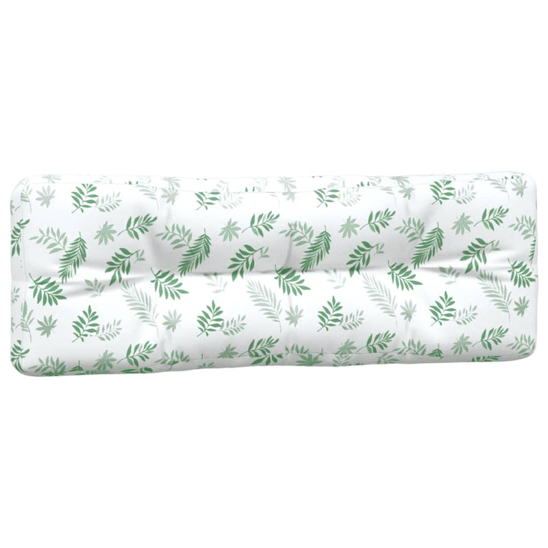 Perne de paleți, 2 buc., model cu frunze, textil