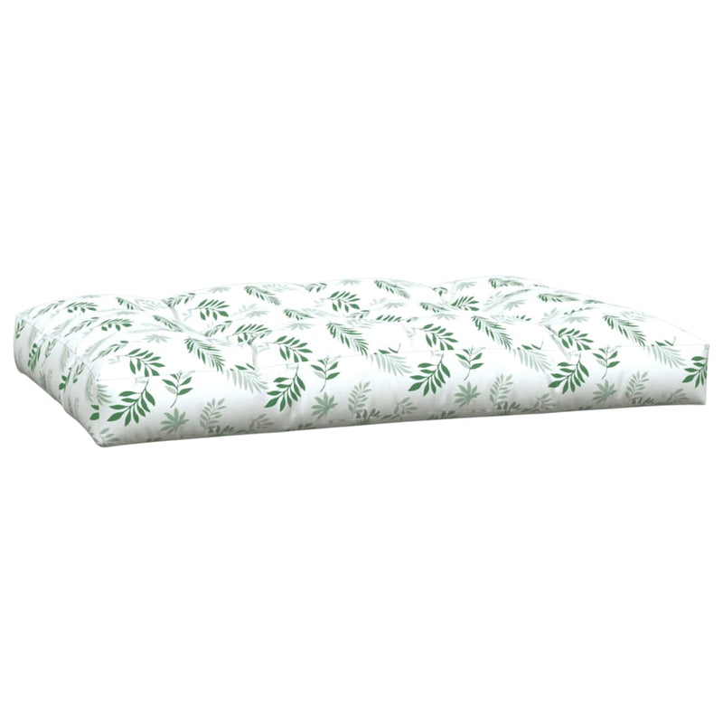Perne de paleți, 2 buc., model cu frunze, textil