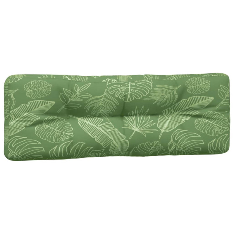 Perne de paleți, 2 buc., model cu frunze, textil