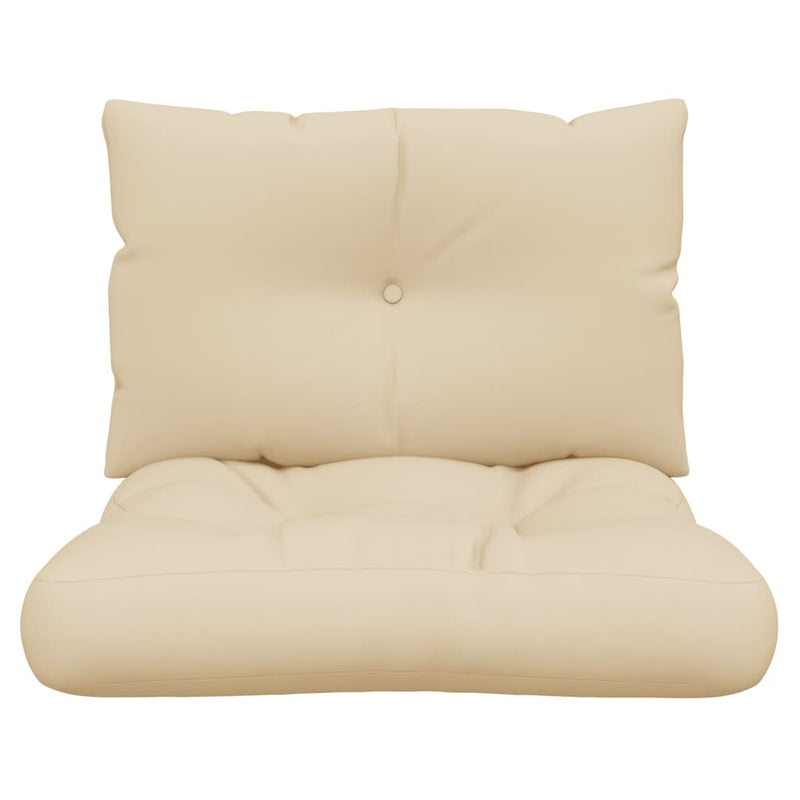 Perne pentru paleți, 2 buc., bej, material textil