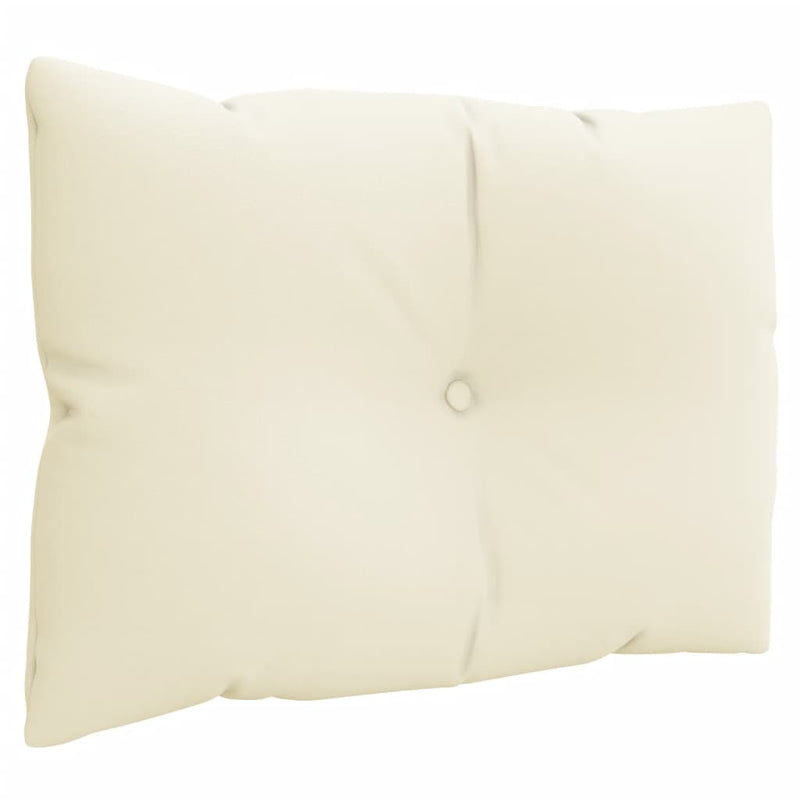 Perne de paleți, 3 buc., crem, material textil