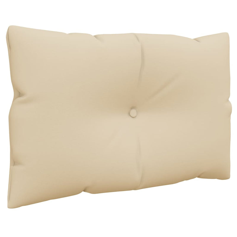 Perne de paleți, 3 buc., bej, material textil