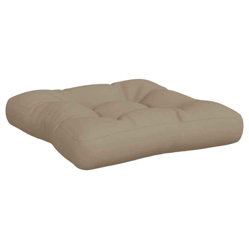 Perne de paleți, 3 buc., gri taupe, material textil