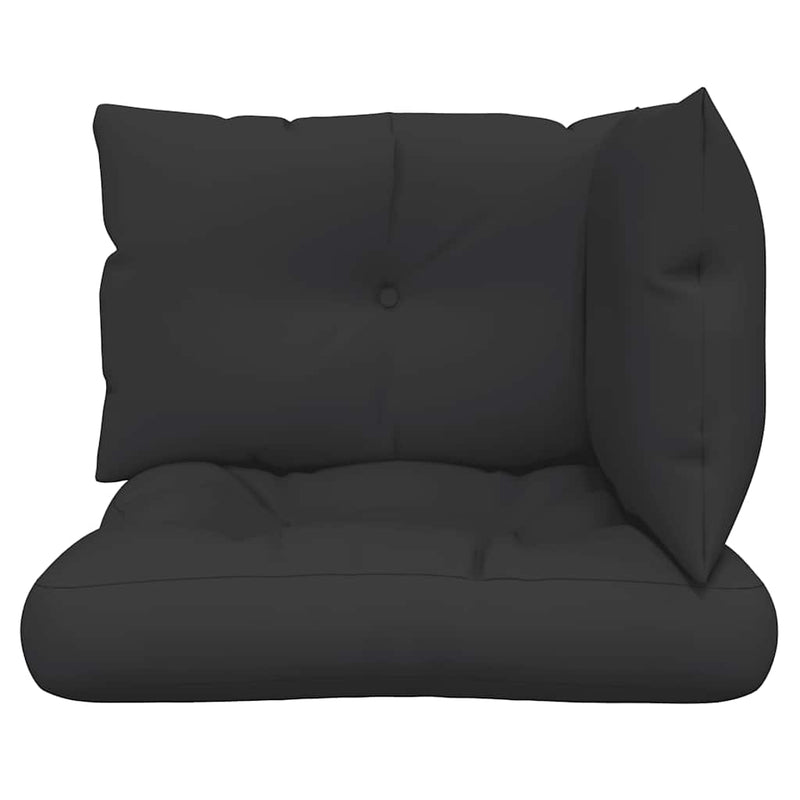 Perne de paleți, 3 buc., negru, material textil