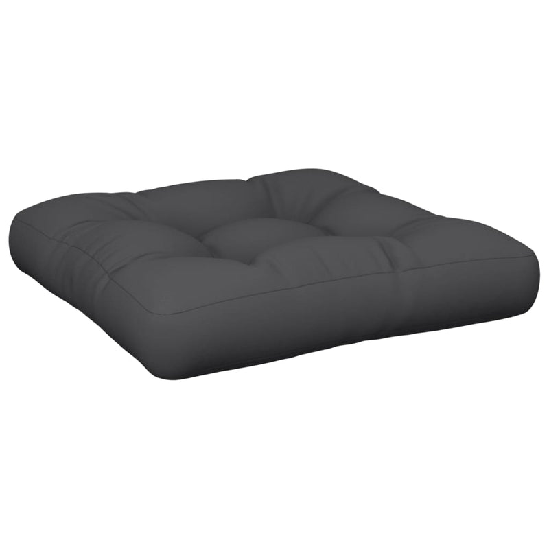 Pernă de paleți, negru, 60x61,5x10 cm, material textil