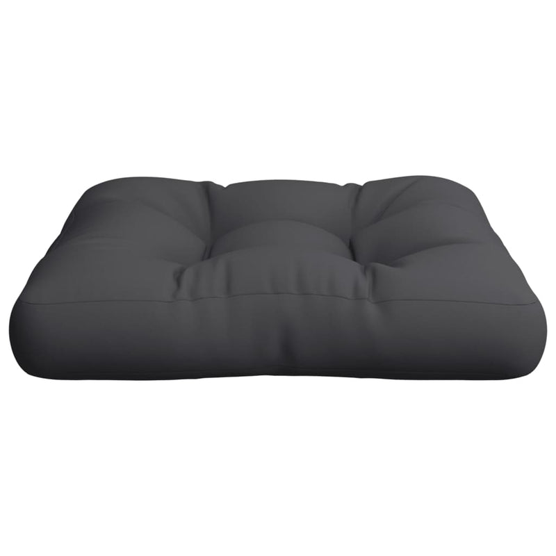Pernă de paleți, negru, 60x61,5x10 cm, material textil