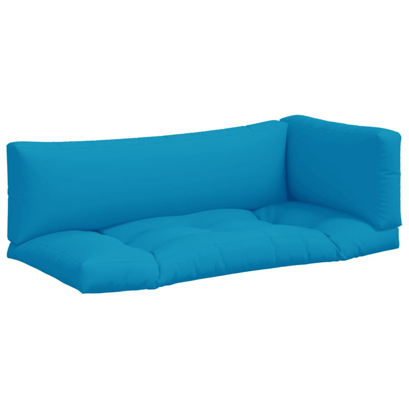 Perne de paleți, 3 buc, albastru deschis, material textil