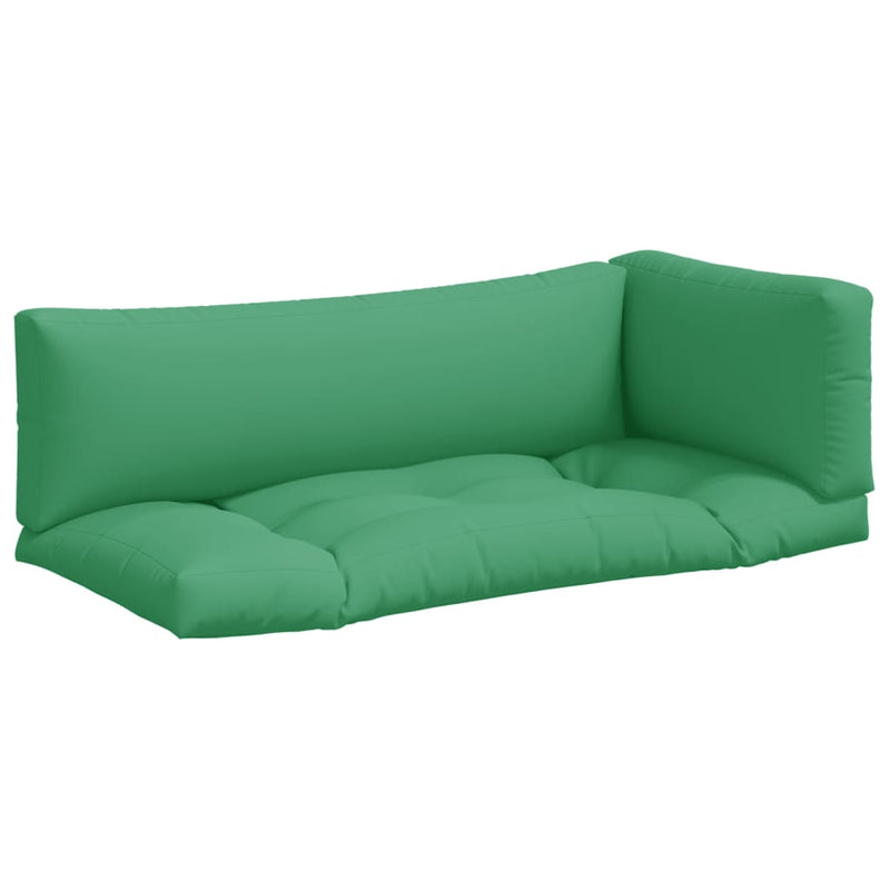 Perne de paleți, 3 buc, verde, material textil