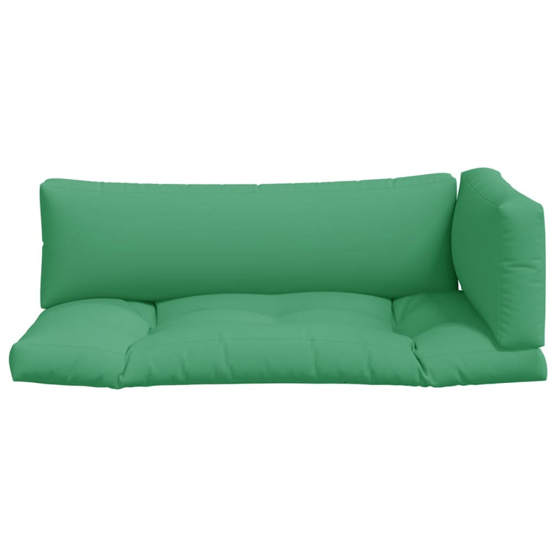 Perne de paleți, 3 buc, verde, material textil