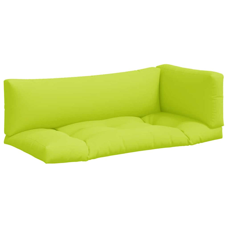 Perne de paleți, 3 buc, verde aprins, material textil
